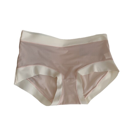Have a date with comfort~ Nude seamless mask panties women's mid-waist high elastic solid color simple briefs thin style