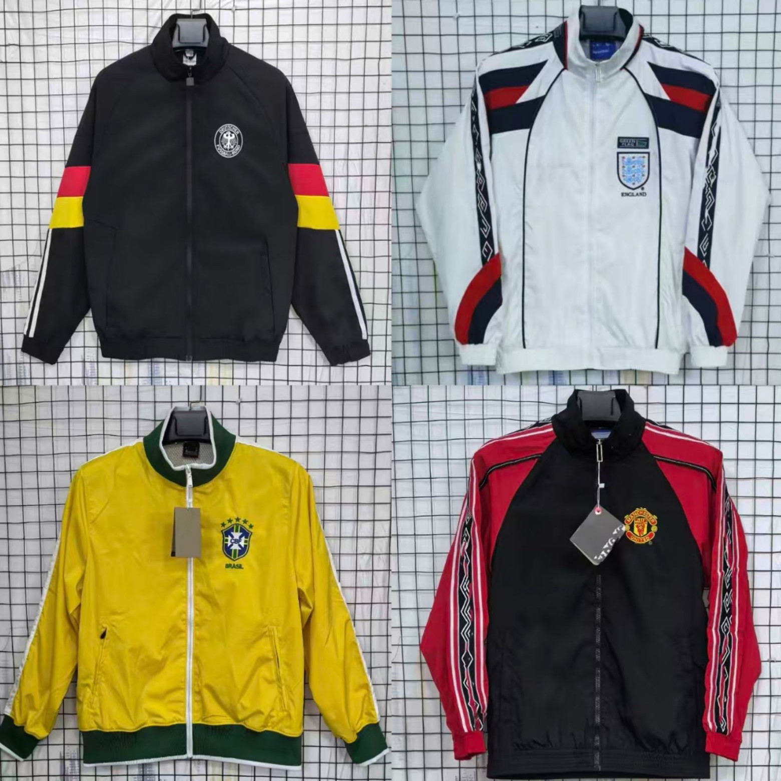 Retro futbol küləkliyi, fermuarlı, uniseks