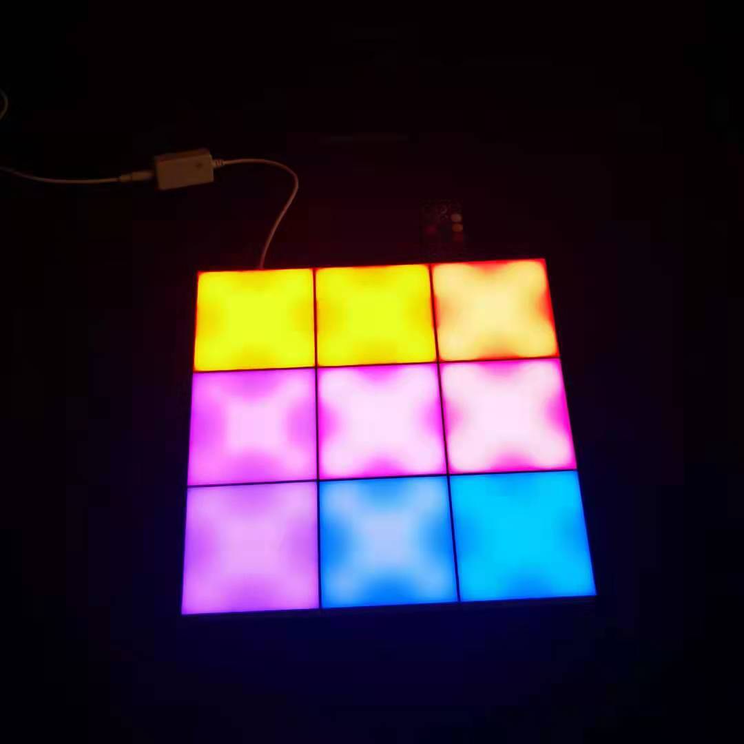 外贸亚马逊等LED装饰灯 方形拼接灯 模块灯蓝牙APP拼接灯方块模块-阿里巴巴