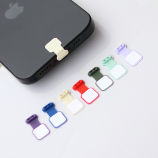Type-C Dustproof Plug Is Suitable for Apple 15 Dustproof Net Honor X5 Huawei Oppo Xiaomi 14 Speaker Plug Silicone