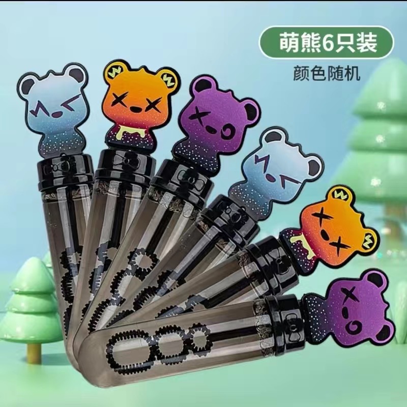 Red caricatura portátil mini burbujas al aire libre padres-hijos burbujas juguetes para niños niños niñas pequeñas al por mayor