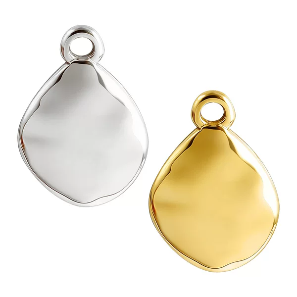 Stainless Steel Pendant Geometric Irregular Jewelry Niche Necklace Accessories 18K Gold DIY Bracelet Accessories in Stock