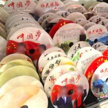 批发阿富汗玉平安扣摆件汉白玉和氏璧玉石平安扣摆件工艺品