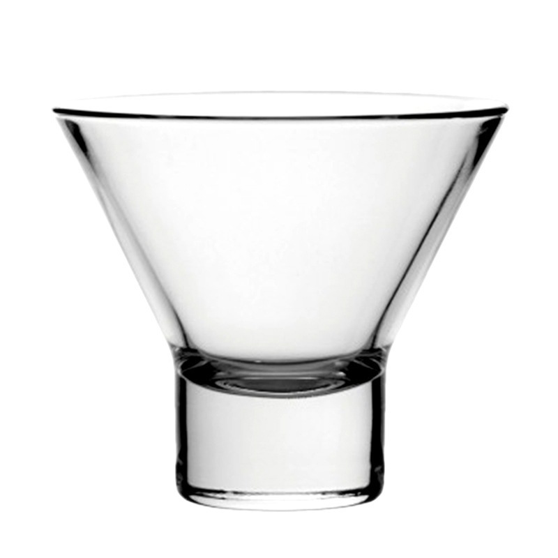 Vidrio transparente creativo cóctel taza Margaret triángulo taza Martini taza helado bar bartender taza