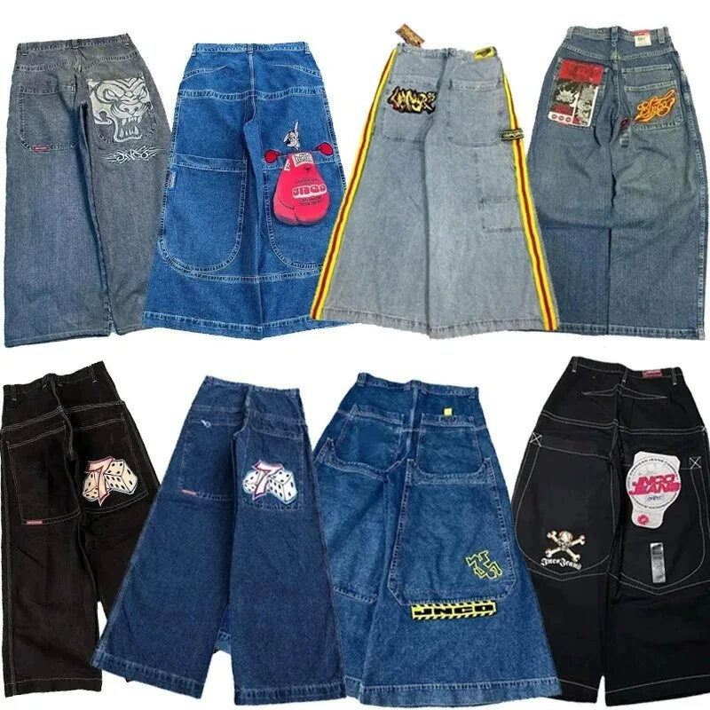 Джинсы в стиле хип-хоп для мужчин и женщин, штаны, Aliexpress, свободный крой