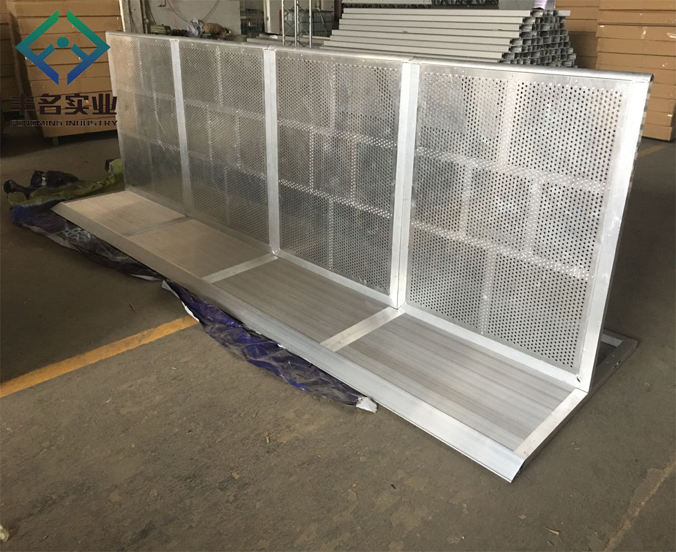折叠防暴栏铝合金不生锈 广州工厂出口出售1米隔离防暴护栏