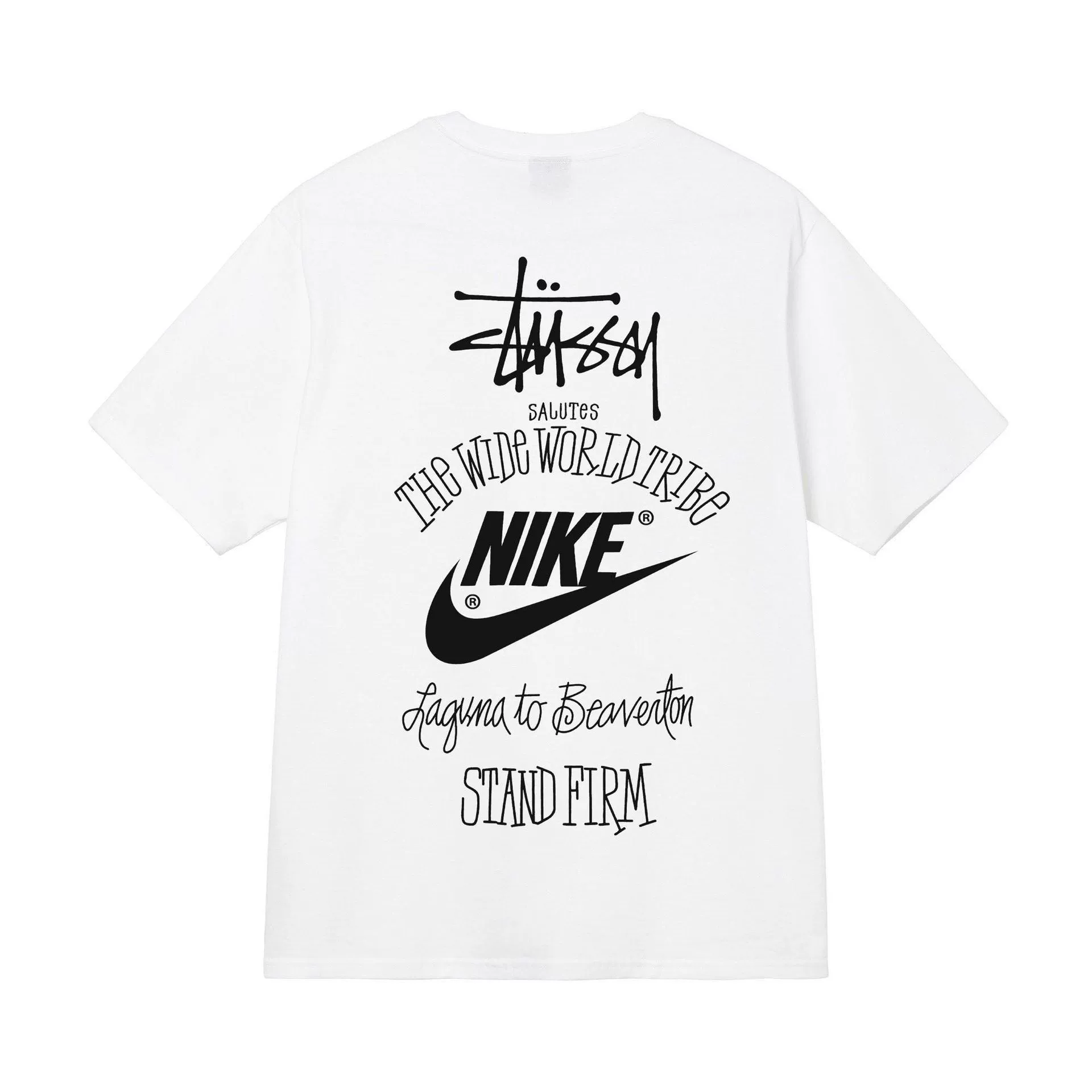 Футболка (Stussy) свободного кроя унисекс, короткий рукав, ткань 230 г, коллекция лета 2025