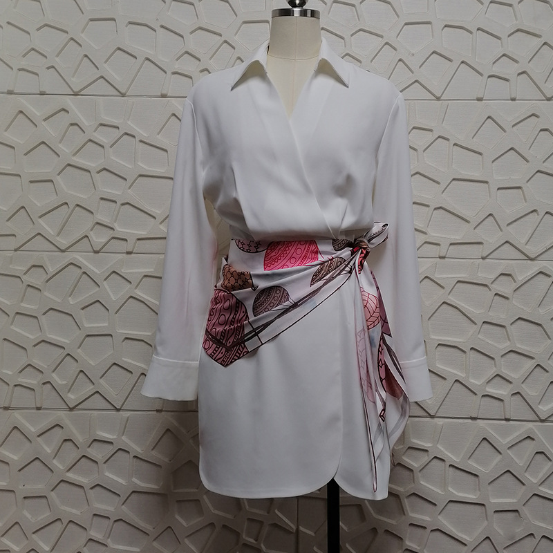 Elegant white long-sleeve
