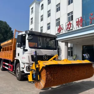 Multifunctional snow removal vehicle, snow brush, snow melting and spreading machine, salt spreader, sanitation water sprinkler truck, garbage truck, loader