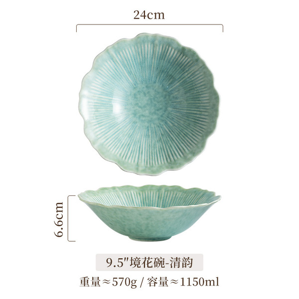 Ceramic Japanese high quality soup bowl for home use