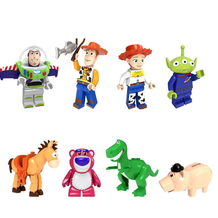 Constructor, wooden man, cartoon minifigures, doll, toy, (Cross-border trading), wholesale, small particles