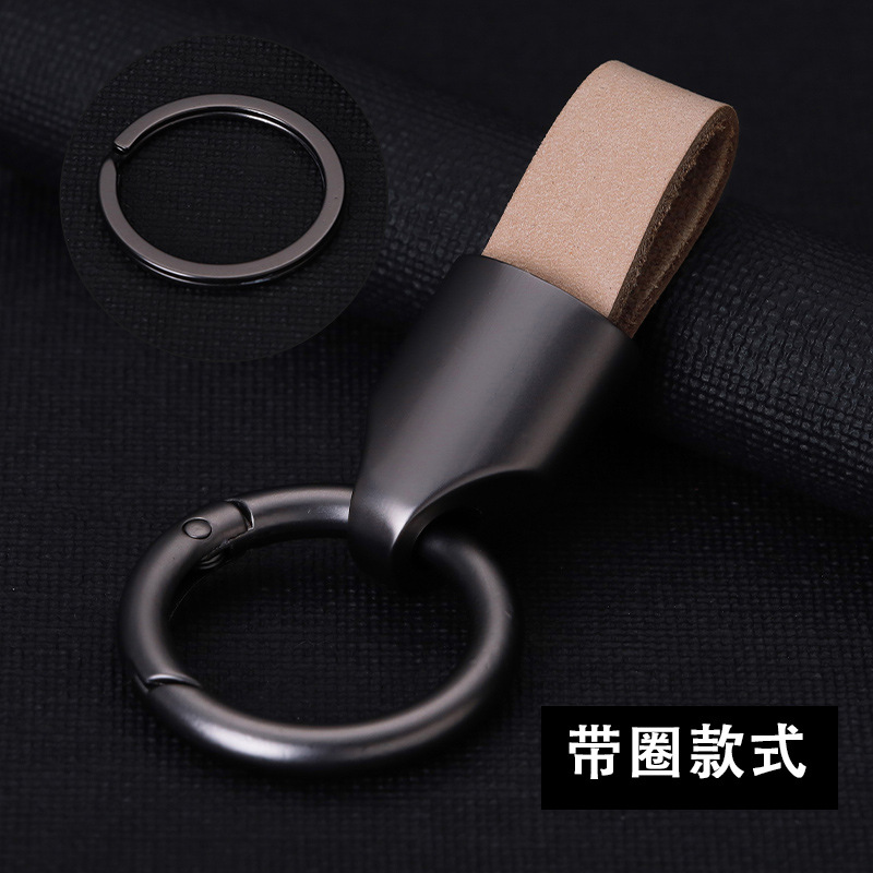Colgante de llavero de coche de gamuza colgante de anillo de llavero de coche de alta gama creativo personalizado para hombres y mujeres