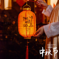 中秋節の赤い提灯、冬瓜提灯、中国風提灯、中国風提灯、宮殿提灯、手作りアンティーク提灯吊り下げ飾り