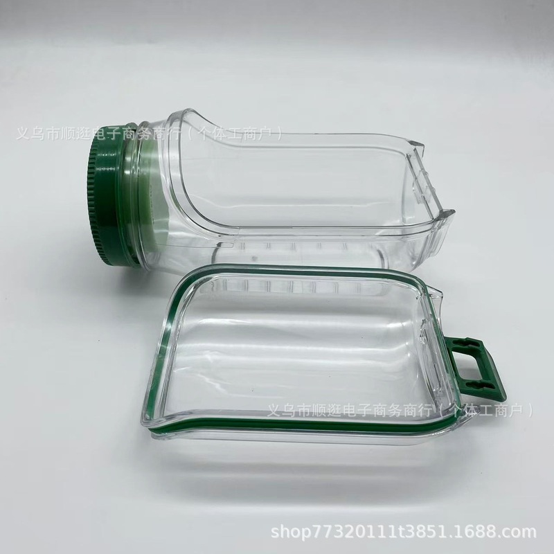 亚马逊新品 多功能的食品收纳罐 便携式沙拉容器 带盖子的零食盒|undefined