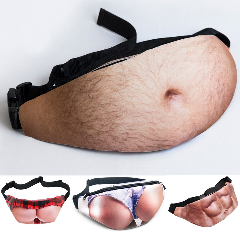 Dadbagw Creative Funny Big Belly Pocket Anti-harassment Simulation Beer Belly Pocket pu Belly Pocket Dadbagw Creative Funny Big Belly Pocket Anti-harassment Simulation Beer Belly Pocket pu Belly Pocket