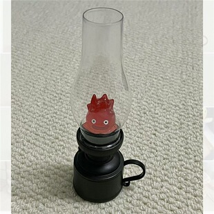 Calcifer Night Light Candlestick Howl's Moving Castle Peripheral Miyazaki Hayao Bedroom Sleep Atmosphere Light Children's Lamp