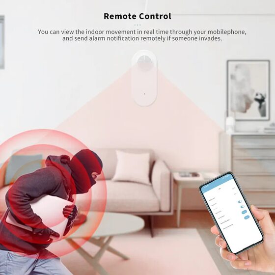 Foreign trade export graffiti tuya human body infrared sensor wifi smart zigbee3.0 motion PIR sensor