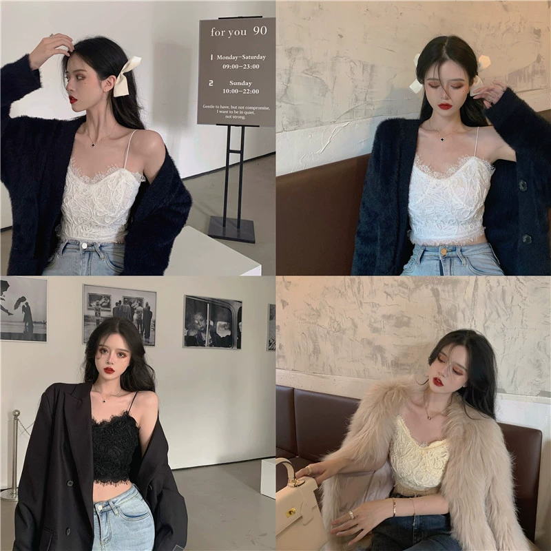 Top lace with cups for eyelashes, T-shirt, underwear, интернет-звезда, красивый спина, для маленького жилета