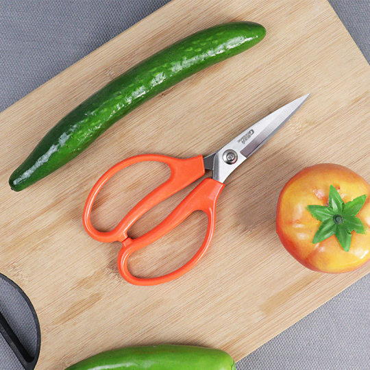 Kitchen knife King scissors industrial leather scissors tailor scissors kitchen household high carbon steel pointed scissors office Daily scissors