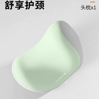 Waist support – Wholesale Car Headrest and Lumbar Support - neck-pillow-gray-and-green-stitching