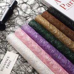 新型フランス輸入ラフィー紙透かし彫り創意包装紙手作りdiy不規則網紗花芸資材バッチ