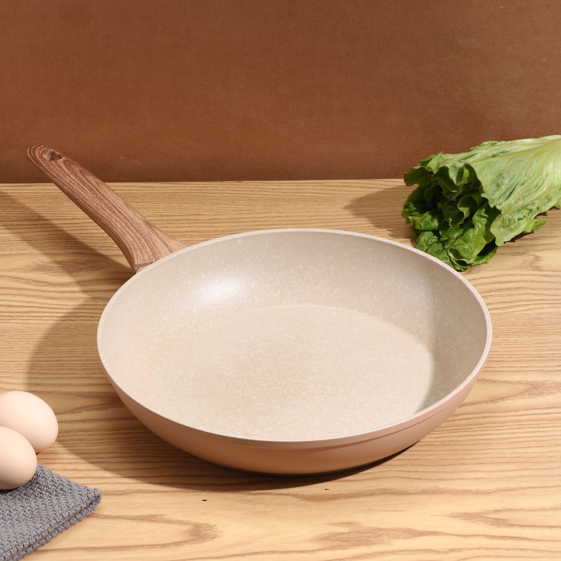 Nueva sartén antiadherente hogar maifan piedra bistec pan menos negro de humo Cocina de Inducción estufa de gas adecuado