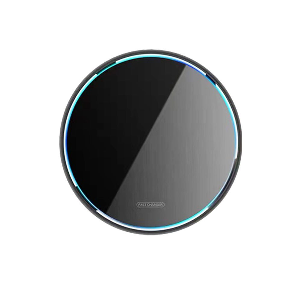 Cargador inalámbrico de escritorio redondo inalámbrico del Cargador 30W del espejo 35W con la luz de respiración conveniente para las máquinas iPhone8/15