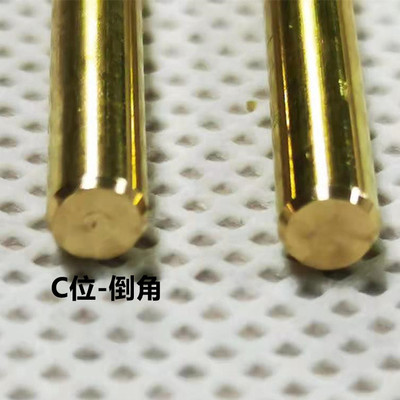 1.0 2.0 2.5 3.0mm无氧紫铜杆 折弯铜棒 封釉加工 耳饰架 铜钉