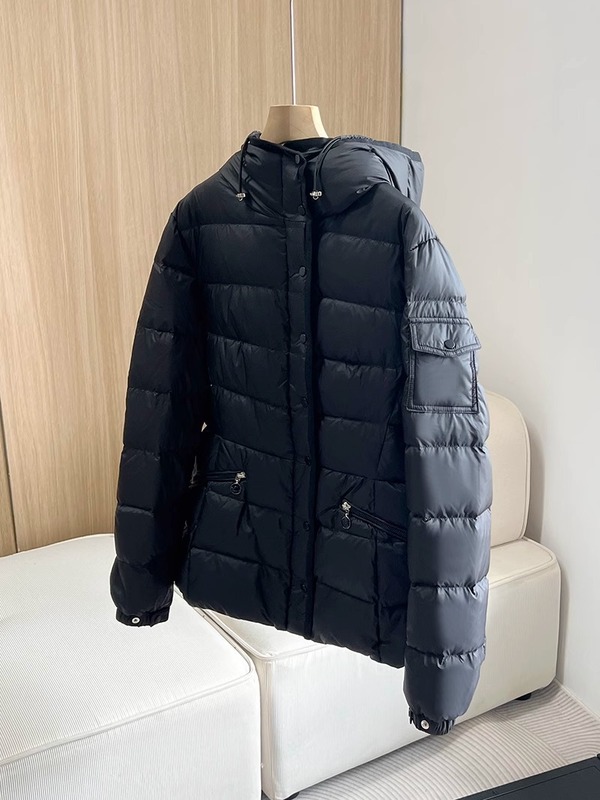 2025冬季新款欧货连帽白鸭绒修身显瘦短款羽绒服女士外套|undefined