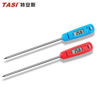Tansi Tasi-8621 Food Thermometer Food Thermometer Blue Red Needle Thermometer
