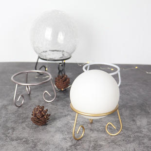 Creative Simple Crystal Ball Bracket Ball Base Bracket Mineral Ball Seat Rack Decorative Support Rack Metal Rack