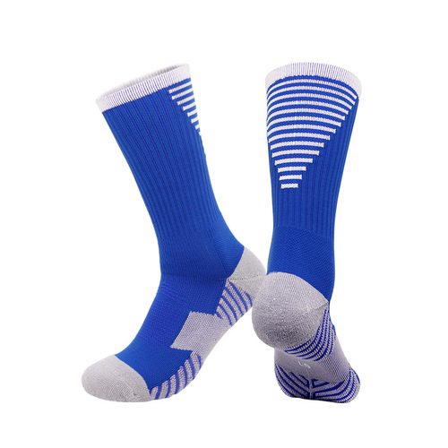 Mid-calf football professional sports socks for men, non-slip, breathable, sweat-absorbent, practical elite running towel bottom badminton socks