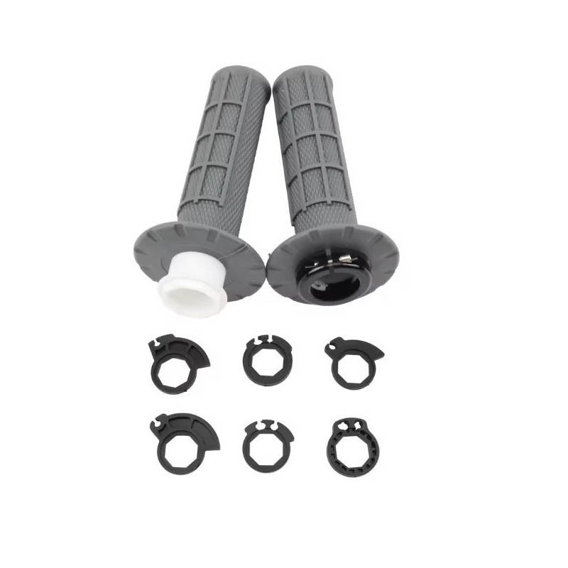 Universal Off-Road Motorcycle Handlebar Grip Set, Anti-Slip Soft Rubber Cover with Self-Locking Function, G2