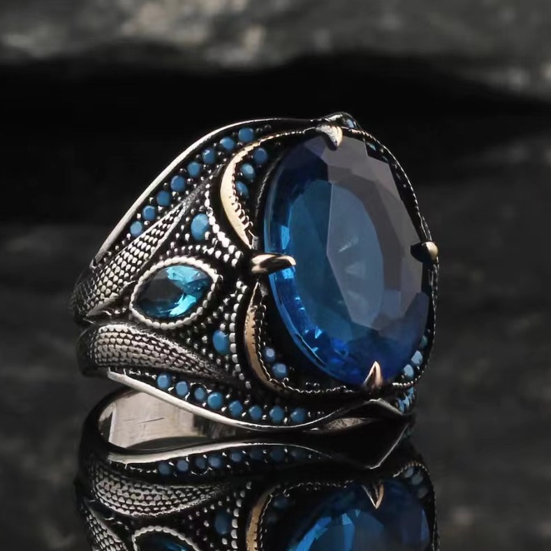 sapphire retro ring