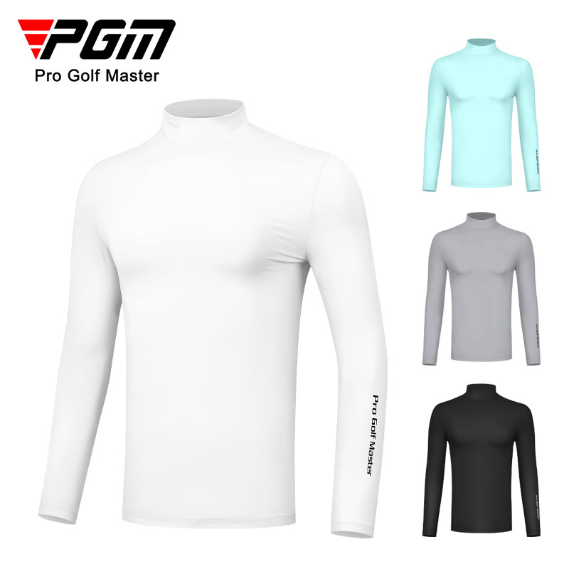 PGM golf clothing men's sun protection clothing Ice Silk long sleeve ice UV protection cold Breathable High elastic Sports