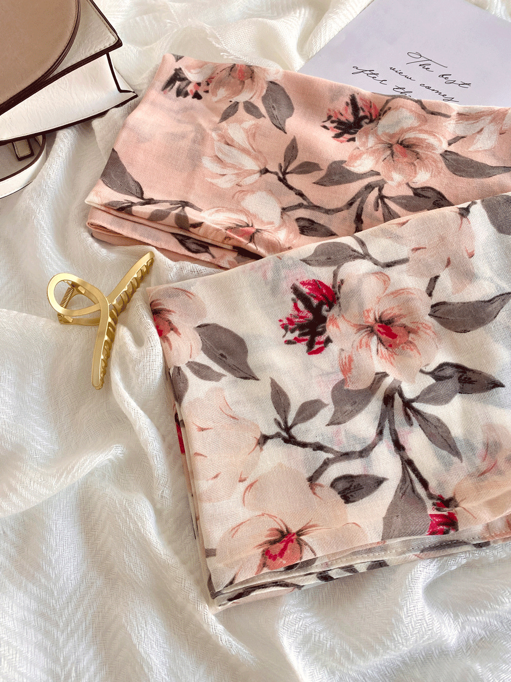 150g Weight Silk Scarf Classification Beach Occasion Polyester Material Printing Pattern Summer, Spring Season Women's Gender Elegant, Vacation Style Women's Elegant Vacation Printing Polyester Silk Scarf 19