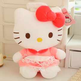 正版hellokitty公仔面包款凯蒂猫玩偶毛绒玩具娃娃儿童女生日礼物
