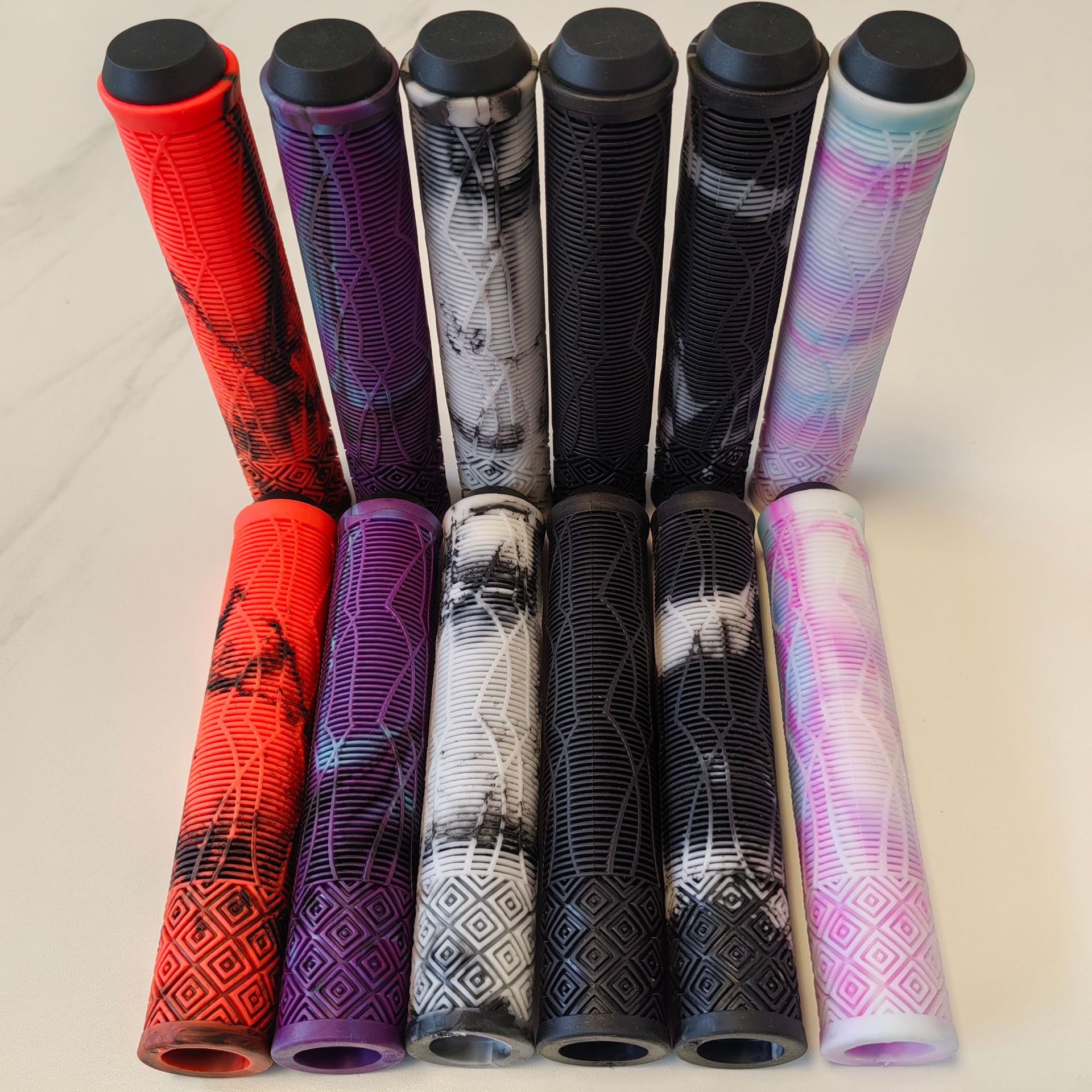 Universal bicycle handle cover extended shock absorption non-slip soft riding scooter dead speed mountain bike grip accessories