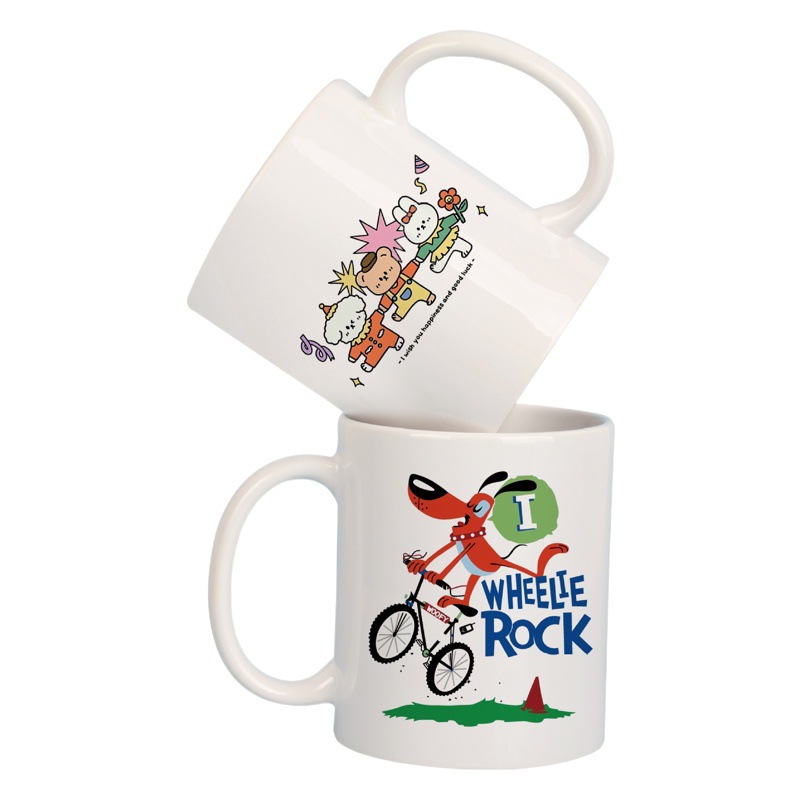 Taza de café de cerámica de Amazon transfronteriza ins lindo Navidad taza de agua caja de regalo de mano entrega de una pieza