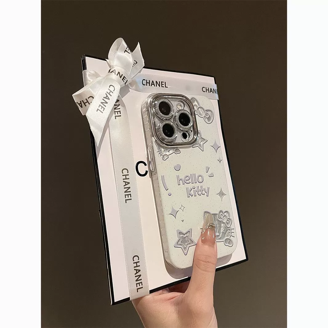 Hello Kitty, Apple, iPhone16, чехол совместимый с мультяшным дизайном, линза, iPhone13 Pro, 16promax