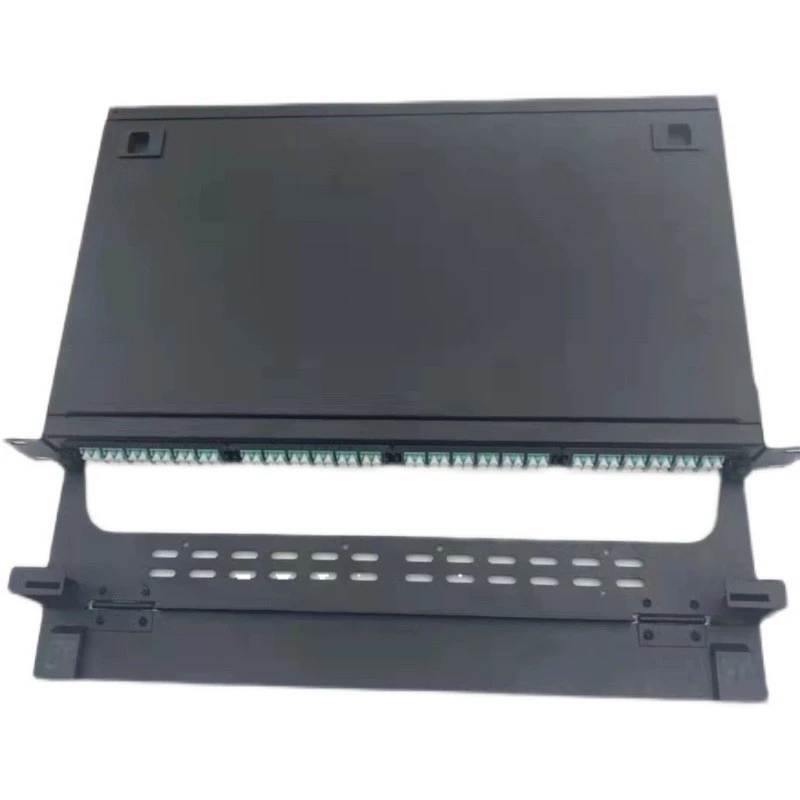 Поддержка распределительной коробки MPO 3U288, модульная коробка MTP-LC с высокой плотностью оптического волокна, распределительная рамка оптического волокна