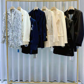 春秋轻奢西装外套品牌杂款折扣设计感西装批发源清仓直播爆款尾货