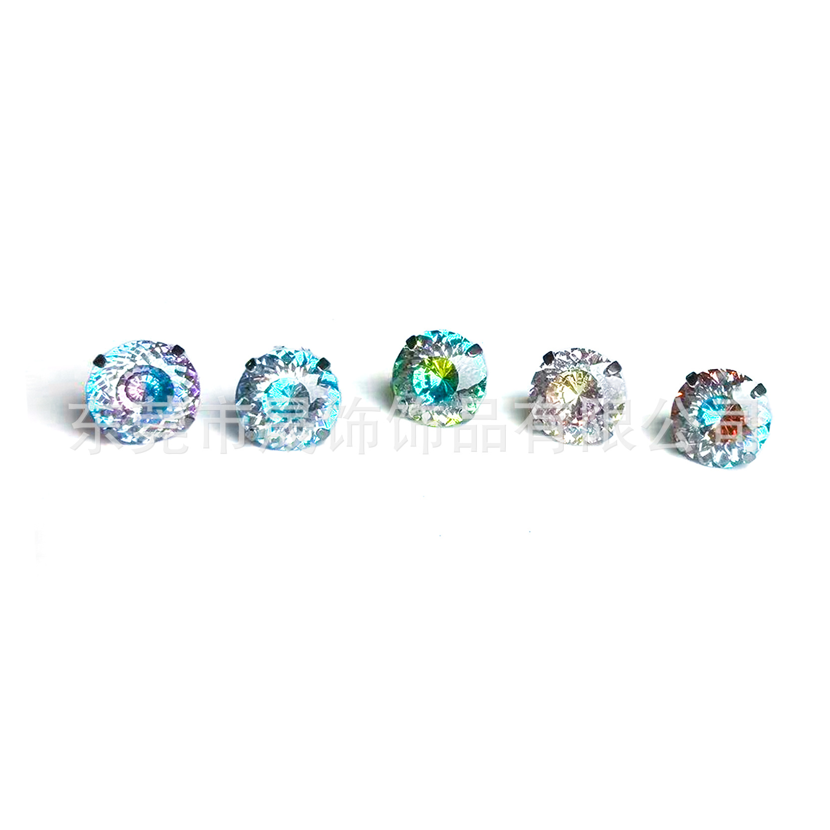 F136 Titanium Alloy Ear Stud Multicolor 鸟巢切爆闪圆 Cubic Zirconia Helix Cartilage Stud Ear 蜗钉 Ear 饰厂家
