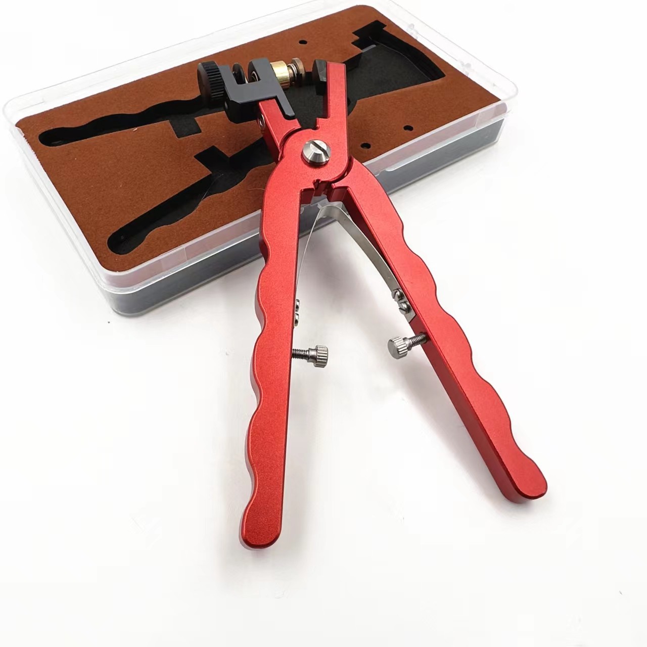 修表工具 手表皮表带硅胶带开口切割钳开关生耳钳表带打眼钳