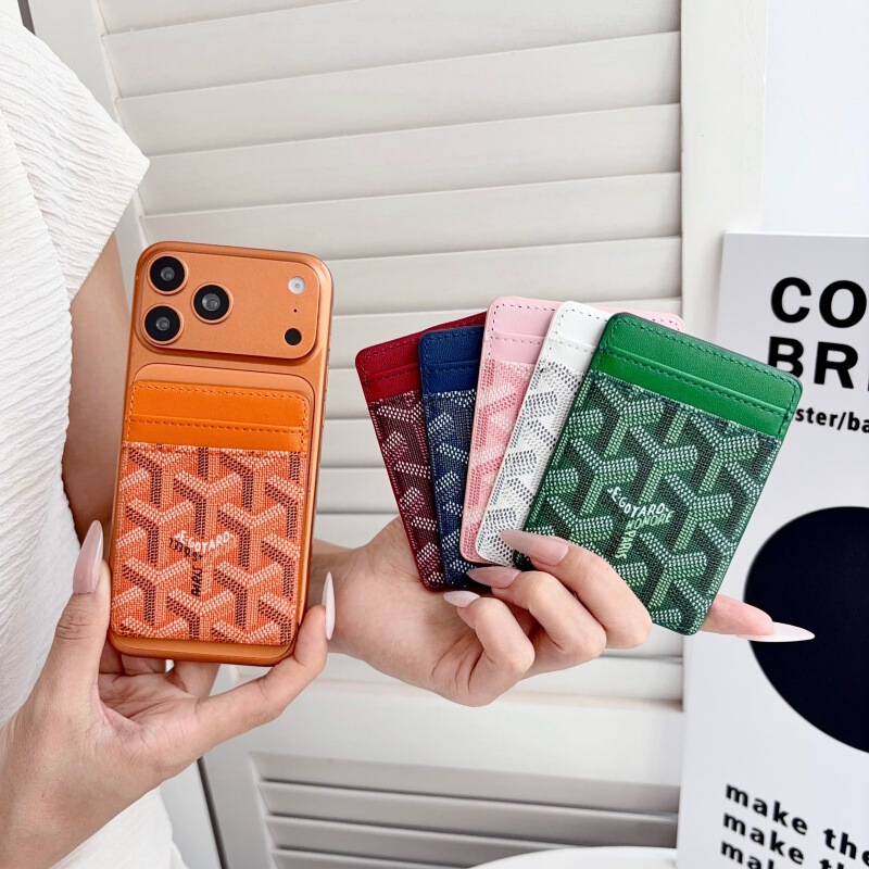 New Color Trendy Goya Double-Layer Magnetic Leather Card Holder Card Case Phone Case for Direct Use with Mobile Phones New Color Trendy Goya Double-Layer Magnetic Leather Card Holder Card Case Phone Case for Direct Use with Mobile Phones