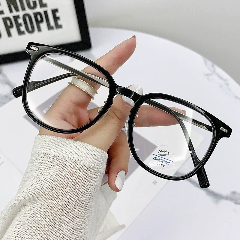 Retro glasses, Korean style, internet celebrity