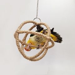 鹦鹉玩具玲珑球秋千吊环攀爬网啃咬磨牙训练道具玄凤虎皮鸟笼专用