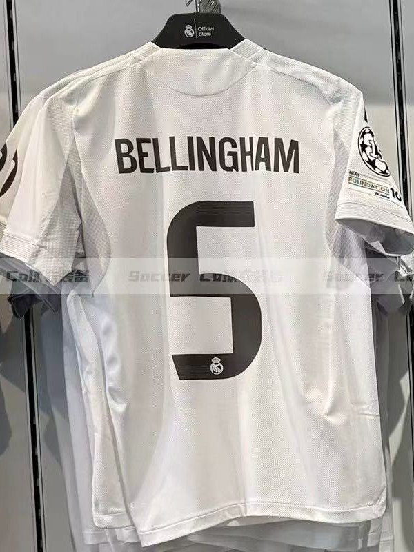 レアル・マドリード 2526 ジャージ レアル・マドリード ホーム チャンピオンズリーグ No.5 ベリンガム No.9 ムバッペ サッカーユニフォーム|undefined
