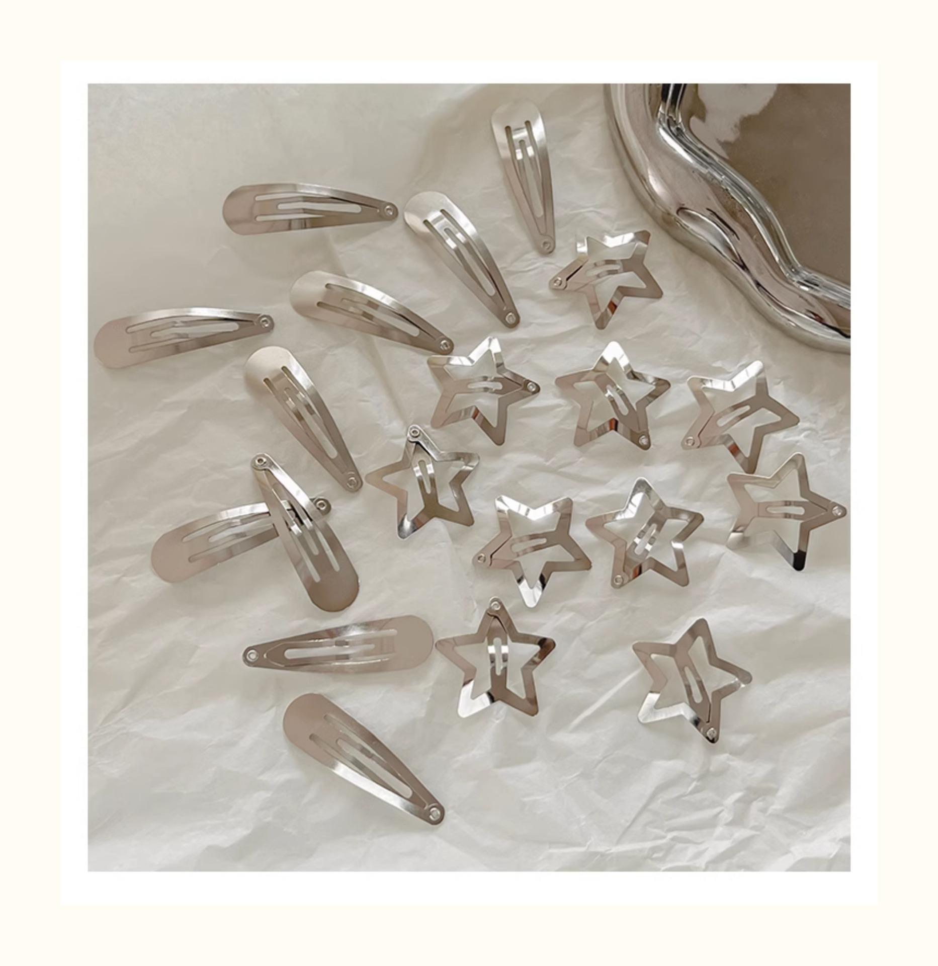 Casual, Simple Style Style Women's Casual Simple Style Star Iron Plating Hair Clip
