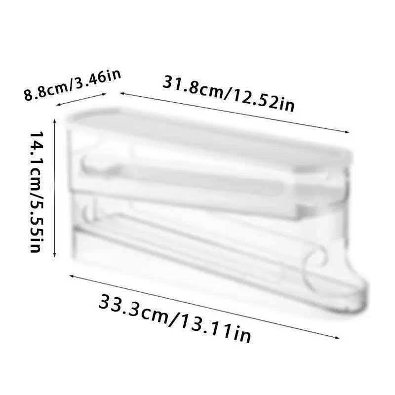 Egg Box Refrigerator Side Door Storage Food-Grade Fresh-Keeping Egg Tray Automatic Egg Rolling Kitchen Organization Tool